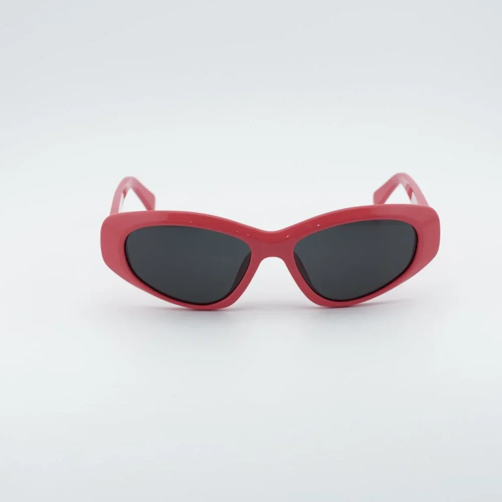 Celine CL40279U 72A Sunglasses Pink Cat Eye Frame, Grey Lenses - Picture 2 of 10